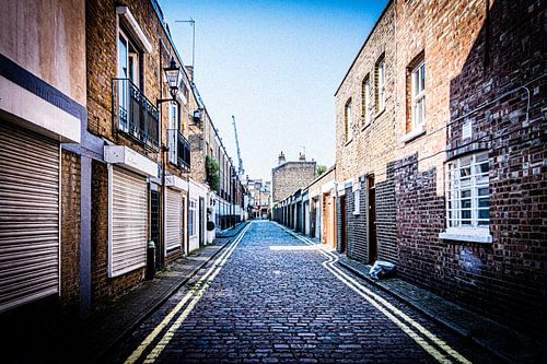 Londen | Verlaten straat in Londense wijk | Reisfotografie