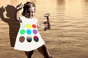 Delfter Blau und Polka Dot