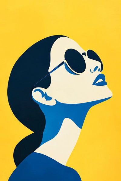 Unter dem Sonnenhimmel träumt sie von Poster Art Shop