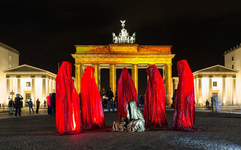 Das Brandenburger Tor Berlin in besonderem Licht von Frank Herrmann
