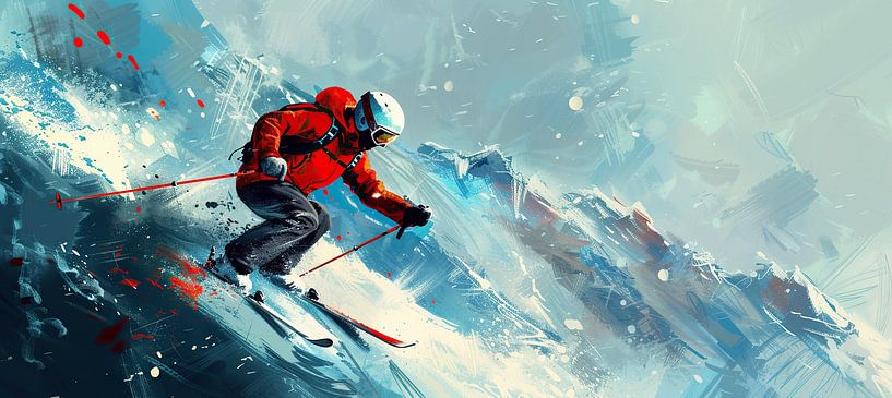 Ski by OMG Art