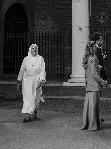 La nonne au mariage sur Martijn Jebbink Photography