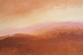 Terracotta Earth – Abstract Colour-Field Art by Albert Klee