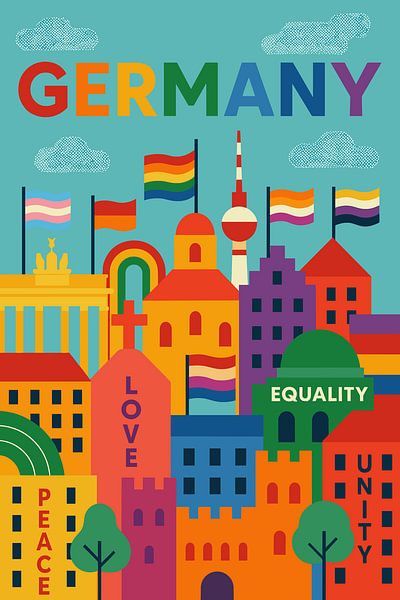 Germany Pride Illustration by Art Kingdom