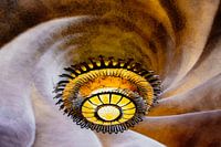 Sun Ceiling Lamp Gaudi Casa Batllo Barcelona Spain