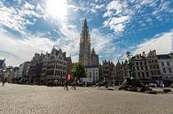 La cathédrale d'Anvers, depuis la Grand-Place par Martijn Aperçu