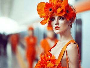 City Bloom | Kunstvolles Modeporträt