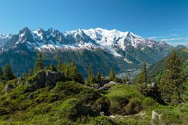 Mont Blanc Massif by Jc Poirot