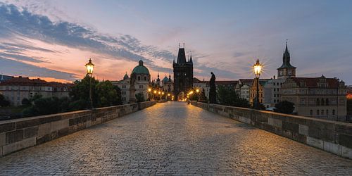 Praag bij zonsopgang