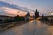 Prag bei Sonnenaufgang von Robin Oelschlegel