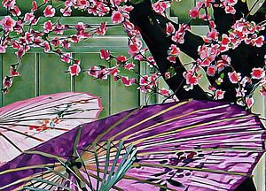 Cherry Blossom Parasols