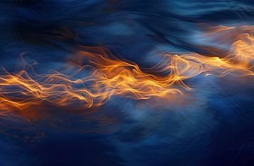 Vuur en water van fernlichtsicht