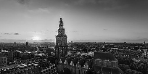 Centrum van Groningen in Zwart-Wit van Henk Meijer Photography