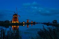 Mills Kinderdijk - Moulins lumineux par Fotografie Ploeg Aperçu