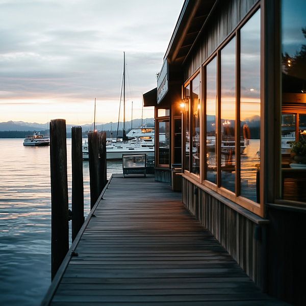 Havencafé van fernlichtsicht