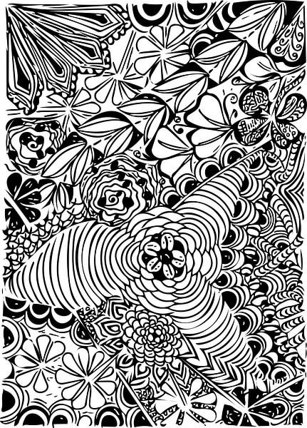 Flowers Ornament by Andree Jakobson