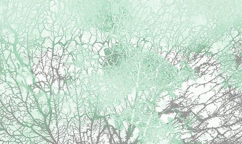 Scandinavisch Bos Abstract