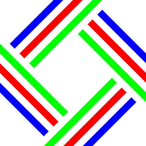 No Crossing | CutOut | N=3 | Color=3 | Permutatie 3 van 6