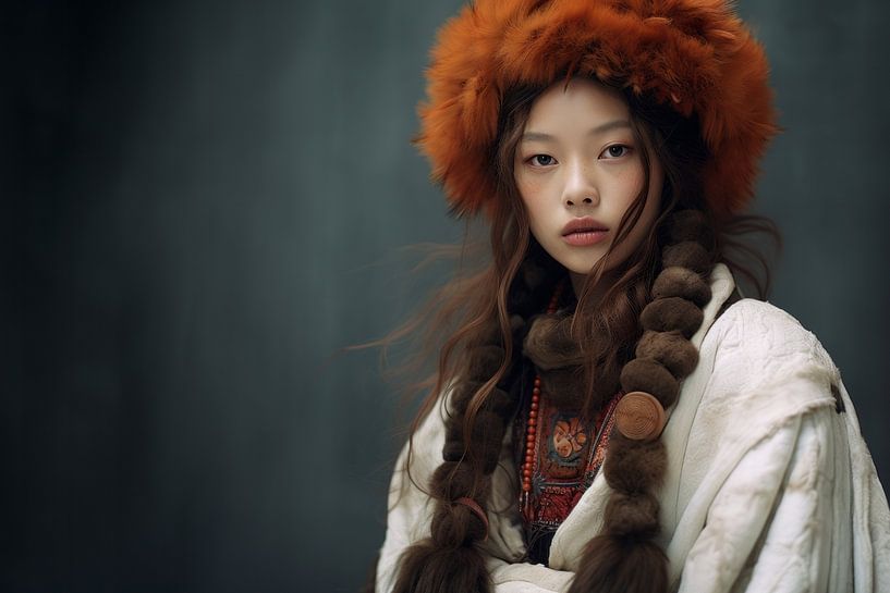 Modern portrait &quot;Nomad&quot; by Carla Van Iersel