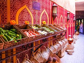 Market in Marrakech Morocco by Déwy de Wit
