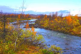 Natural Landscape in Swedish Lapland by Thomas Zacharias