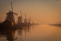Sunrise at Kinderdijk