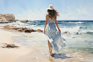 Promenade sur la plage