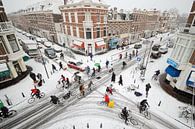 Weimarstraat in de sneeuw van Alex Schröder thumbnail
