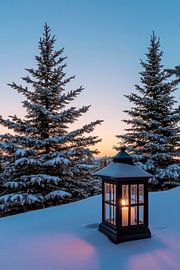 Winterliche Stimmungslicht von Poster Art Shop