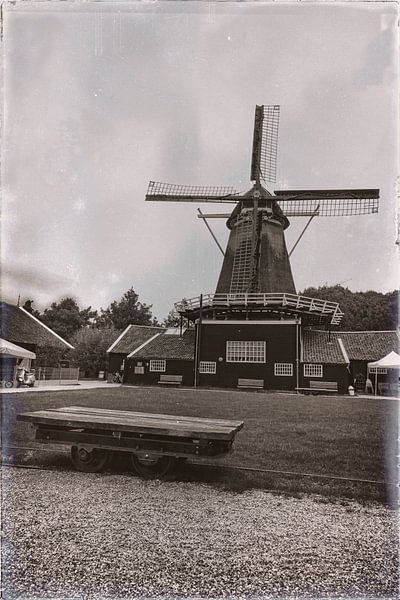 Innenhof einer Mühle von Jan van der Knaap