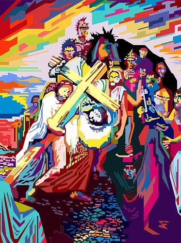 Crucifixion Of Jesus Style WPAP