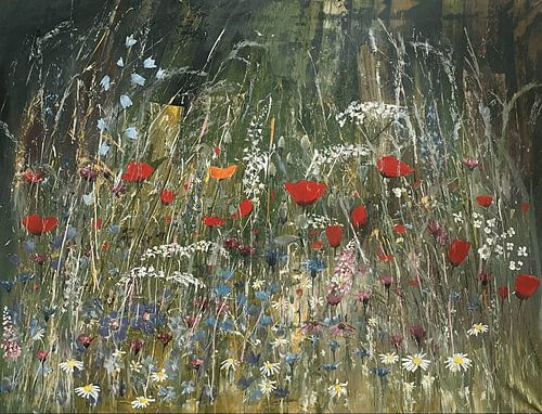 Prairie en fleurs sur Magdalena Kielb