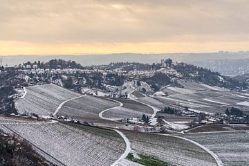 Deutschland, Tourismusziel stuttgart rotenberg schneebedeckt von adventure-photos