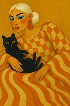 Matching Outfits? The Cat Says No