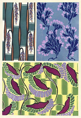 Émile-Allain Séguy - Floréal; nieuwe ontwerpen & kleuren