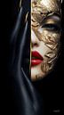 goud - zwart - rood van Gelissen Artworks thumbnail