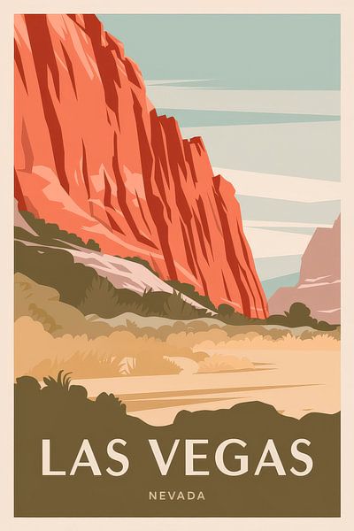 Las Vegas, Nevada Vintage Travel Poster par Poster Art Shop