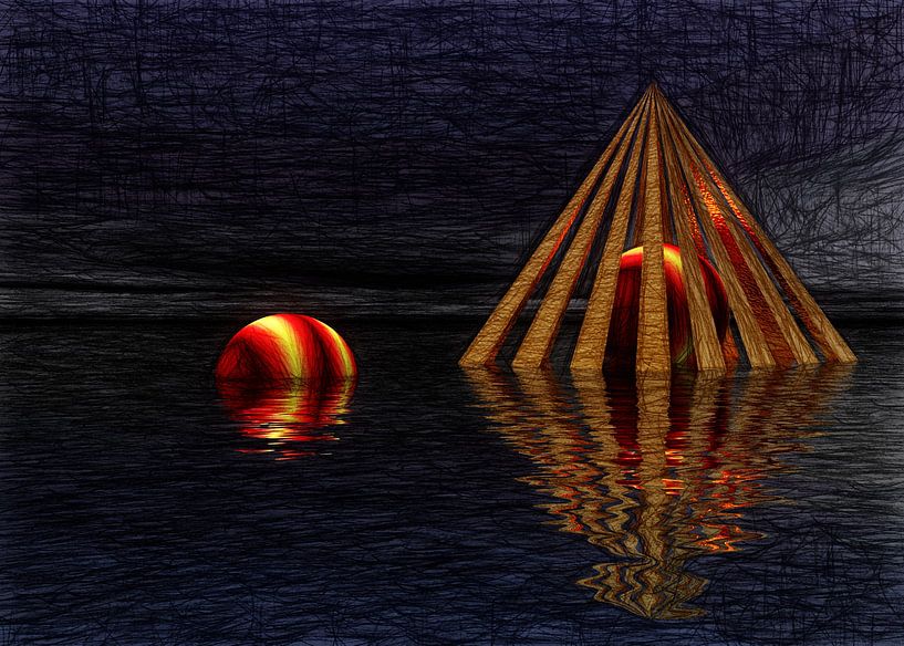 in a golden cage par Dagmar Marina