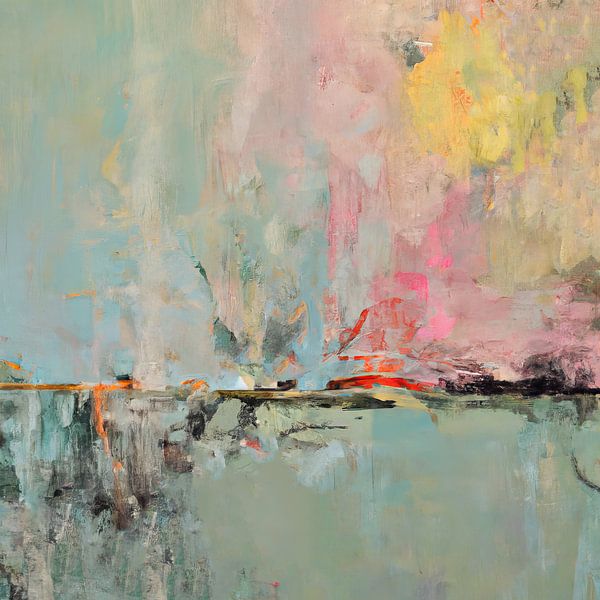 Abstrakte Malerei "Pastell" von Studio Allee