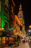 Breda in the evening (from the school street)