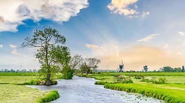 Landschap Alblasserwaard van Jan Hendrik Golverdingen