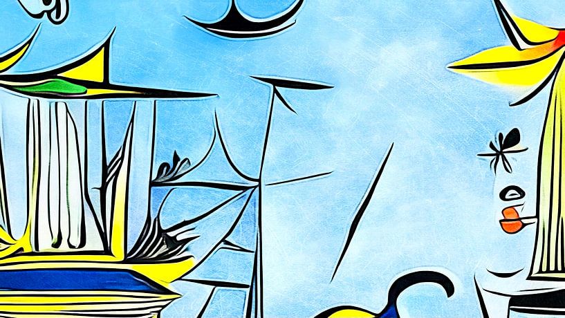 Einlaufen im Hafen (2) von zam art