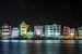 Handelskade Curacao by Night van Mark De Rooij