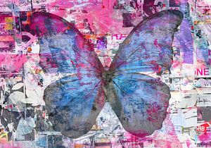 Street Art Butterfly van Maaike Wycisk