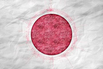 Japanese flag by Grüntyers .
