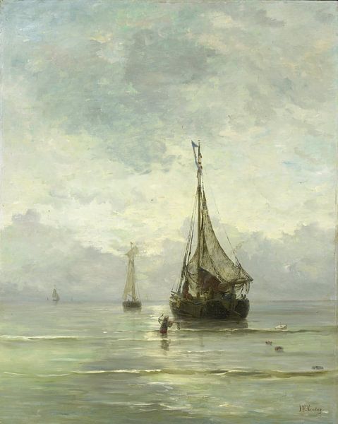 Ruhige See, Hendrik Willem Mesdag von Schilderijen Nu