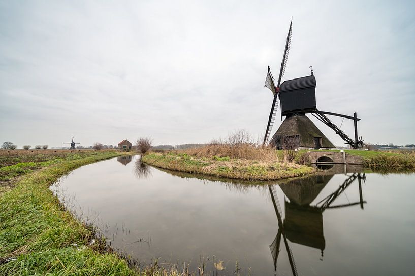 Zandwijkse Widmolen in Uppel par Marcel Derweduwen