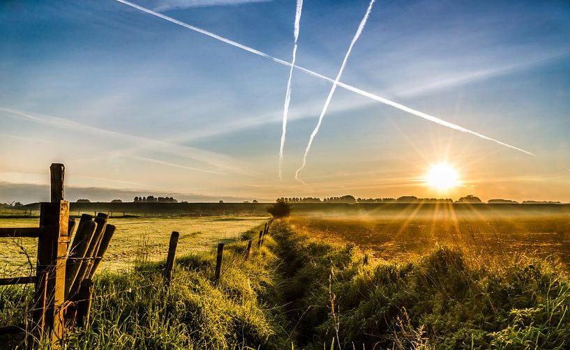 Zonsopkomst in de uiterwaarden van LiemersLandschap