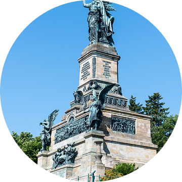 Het indrukwekkende Niederwalddenkmal bij Rüdesheim van Wim Stolwerk