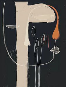 Böhmische Illustration, modern und abstrakt